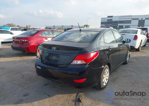 2013 Hyundai Accent Gls из США, поврежденный, VIN KMHCT4AE4DU494623